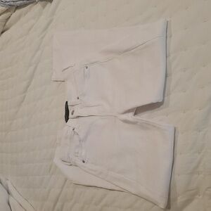 Veronica Beard Sz 26 Carly Kick High Rise Rae Edge White Jeans